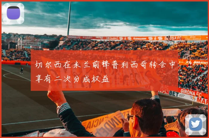 切尔西在米兰前锋普利西奇转会中享有二次分成权益